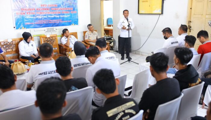 Bupati Bone Hadiri Aksi Sosial Klien Balai Pemasyarakatan Peduli