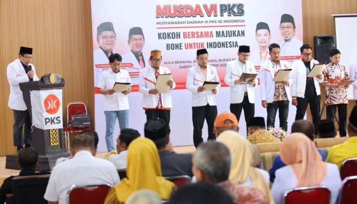 Musda VI PKS Bone, Berikut Struktur Pengurus Periode 2025–2030