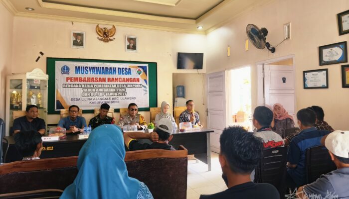 42 Usulan Disampaikan di Musrenbang Desa Lilina Ajangale