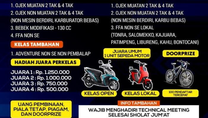 Segera Daftar Pesta Rakyat Beramal Desa Bulu Tanah! Meriahkan HUT TNI ke-80 dengan Lomba Ojek Gabah