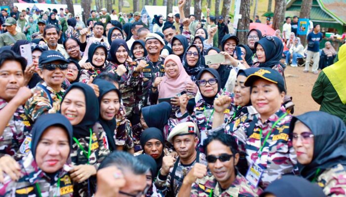 Di Bawah Komando Bupati Bone, Ribuan Peserta Ikuti Jambore FKPPI di Hutan Pinus Bulu Tanah
