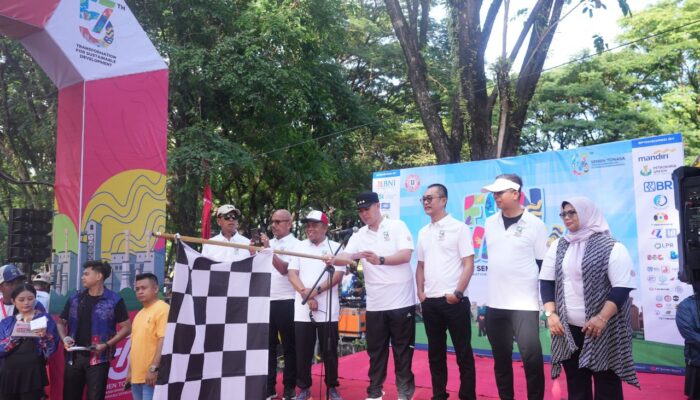 Fun Walk HUT ke-57 PT Semen Tonasa Himpun Dipadati Peserta, Tunjukkan Kedekatan dengan Masyarakat