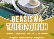 AAS Foundation Buka Beasiswa Tahfidz Qur’an 2025/2026, Bentuk Generasi Penghafal Al-Qur’an