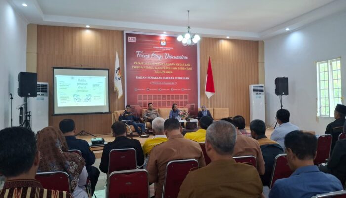 Evaluasi Pasca Pemilu dan Pemilihan 2024, KPU Bone Kaji Penataan Dapil