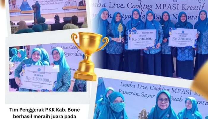 Tampil Gemilang, TP PKK Bone Sabet Dua Juara di B2SA Fest Sulsel 2025