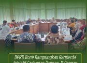 DPRD Bone Rampungkan Ranperda Inisiatif Cadangan Pangan, 11 Pangan Pokok Disiapkan Antisipasi Bencana