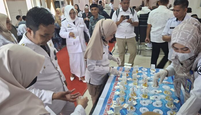 Breaking News : Pastikan Aparat Bersih Narkoba, Bupati Bone Gelar Tes Urine Sebelum Dilantik