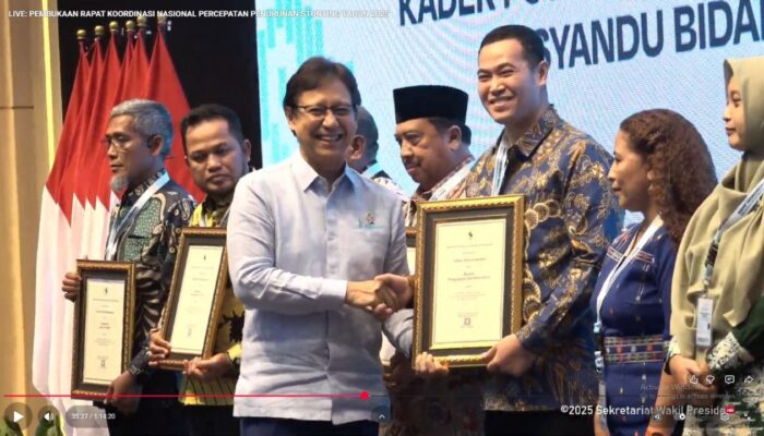 Bupati Pangkep MYL Raih Penghargaan dari Kemenkes atas Keberhasilan Tekan Angka Stunting