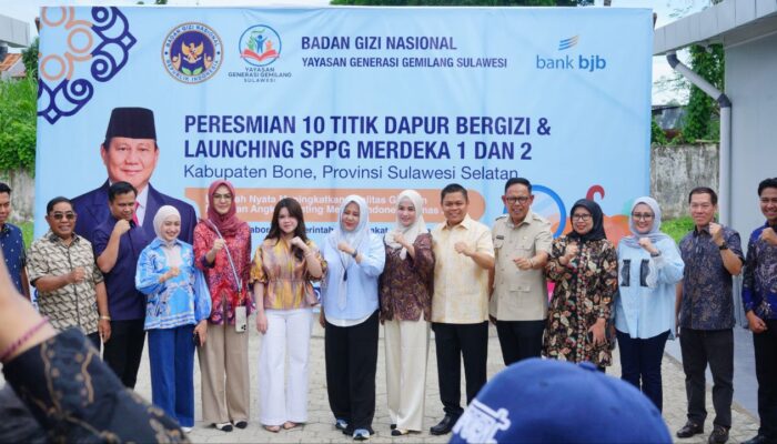 Wagub Sulsel Resmikan SPPG Dikelola Yasika Group di Bone
