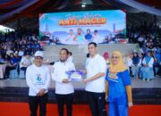 Ribuan Warga Pangkep Ikuti Gerakan Anti Mager Bersama Gubernur Sulsel dan Bupati Pangkep