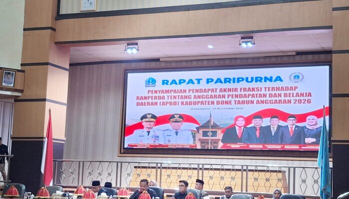 Paripurna Penetapan APBD 2026 dan Penataan Perangkat Daerah, Irwandi Burhan : Utamakan Kepentingan Masyarakat