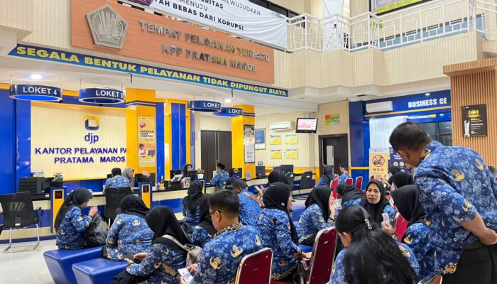 Pegawai Dinas Pertanian Maros Antusias Aktivasi Coretax di KPP Pratama Maros