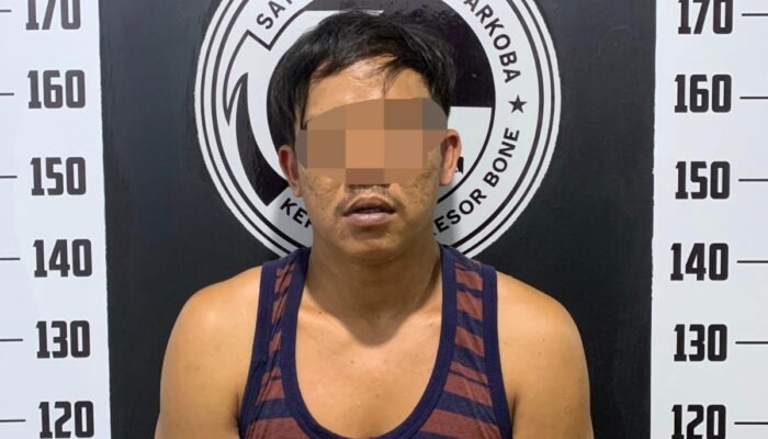 Gerebek Rumah di Pompanua, Polres Bone Ciduk Pengedar Sabu