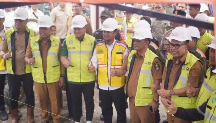 Groundbreaking Paket 4 Multiyear Contract Sulsel, Anggaran Ratusan Miliaran Bangun Jalan di Bone