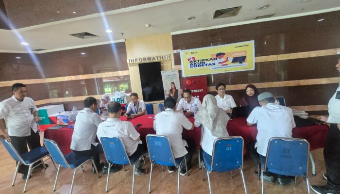 KPP Pratama Maros Hadirkan Pojok Pajak di Kawasan PT Semen Tonasa