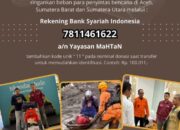 Mahtan Peduli, Buka Donasi Bantu Korban Banjir Longsor Aceh-Sumatera