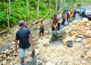 Bupati Bone Tinjau Langsung Progres Perbaikan Jalan Lampoko-Wollangi