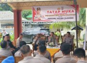 Kunker Pertama dan Terakhir, Kapolres Bone Sampaikan Pesan Ini di Mapolsek Ulaweng