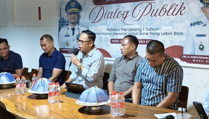 Dialog Publik Akhir Tahun AMWI, Pemerintahan BerAmal Perkuat Sinergi untuk Bone Lebih Baik