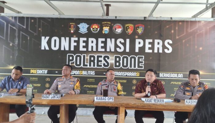 Sepanjang 2025, Kasus Pencurian di Bone Capai 343 Kasus, Disusul Penganiayaan 181 Kasus