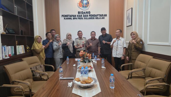 Komisi I DPRD Bone Sambangi BPN Sulsel, Kawal Tambahan Kuota PTSL Hingga 12 Ribu Bidang