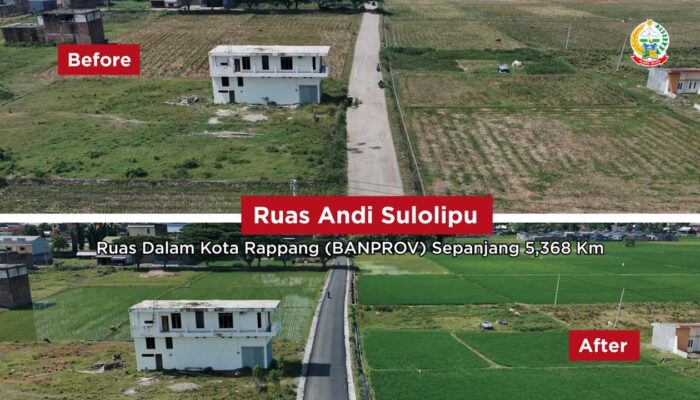 Bantuan Rp17 Miliar Pemprov Sulsel Ubah Wajah Jalan di Sidrap, Warga Kini Nikmati Akses Mulus