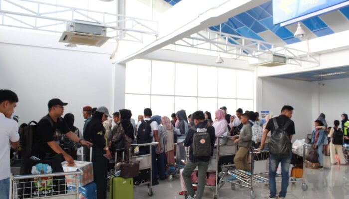 Awal Tahun 2026, Rute Kendari Dominasi Penumpang di Bandara Arung Palakka Bone
