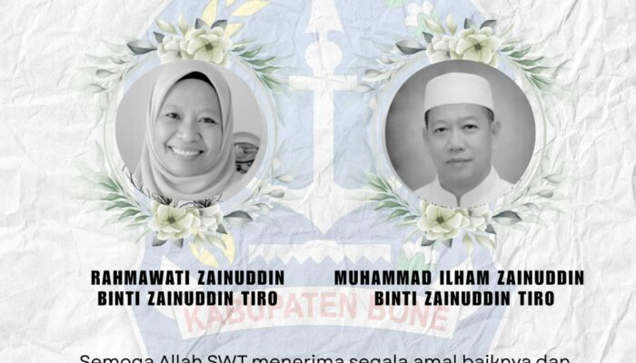 Bupati Bone Sampaikan Duka Cita atas Wafatnya Dua Kerabat Mantan Bupati Andi Fahsar