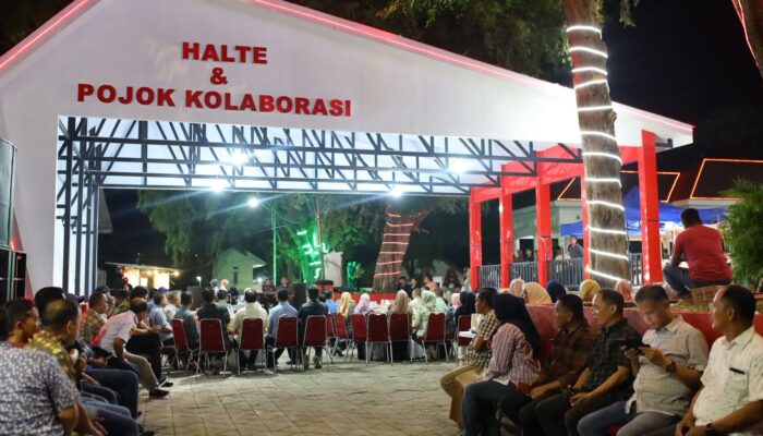 Resmikan Halte dan Pojok Kolaborasi, Bupati Bone Siapkan Ruang Publik Multifungsi