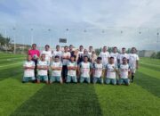 Laga Eksebisi Jurnalis Bone FC vs Forum KUA Meriahkan Pembukaan Fun Mini Soccer HAB Ke-80 Kemenag Sulsel