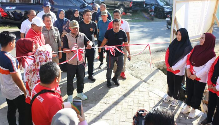 Dorong Kenyamanan Permukiman, Bupati Bone Resmikan Jalan Lingkungan dan Drainase Rp13,1 Miliar di Sejumlah Wilayah