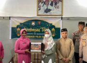 Sat Brimob Polda Sulsel Salurkan Sembako dan Takjil di Panti Asuhan An Nur pada Program Ramadan Berbagi