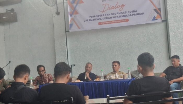 Dialog Peran Pers dan Organisasi Sosial, Kadis Kominfo Bone: Media Mitra Strategis Pemerintah