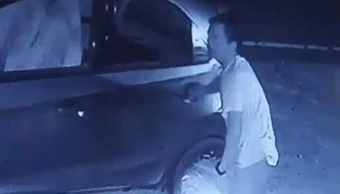 Pencuri Gabah Gunakan Mobil Brio Resahkan Warga Tonra