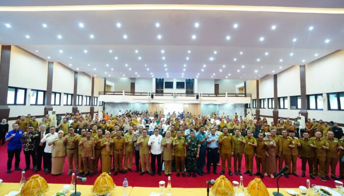 Rakor di Makassar, Bupati – Wakil Bupati Bone Tegaskan Dukungan Penuh Program Nasional