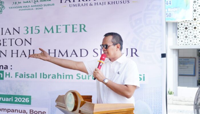 Berkah Ramadan, Faisal Ibrahim Surur Kembali Bangun Jalan Beton 344 Meter di Kampung Halaman