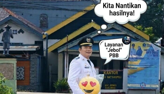 Tanggapi Layanan ‘Jebol’ PBB Desa Mattaropuli, Camat Bengo Kirim Emoji Bermata Love