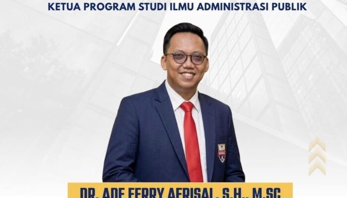 Putra Bone Dr. Ade Ferry Afrizal Dipercaya Pimpin Prodi Administrasi Publik Universitas Bosowa