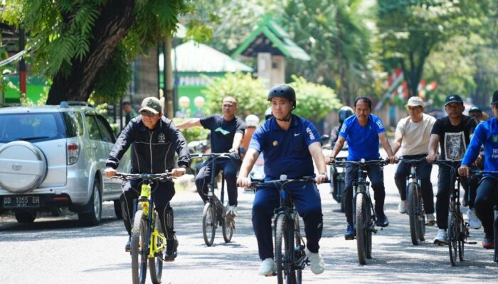 Bupati Pangkep Pimpin ASN Bersepeda ke Kantor, Program Bike to Work Mulai Digalakkan