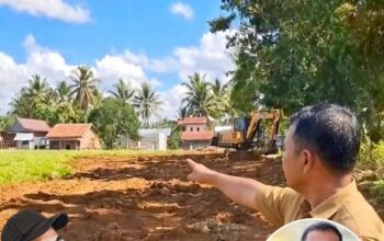 Tingkatkan Minat Olahraga Warga, Pemdes Selli Benahi Lapangan Desa