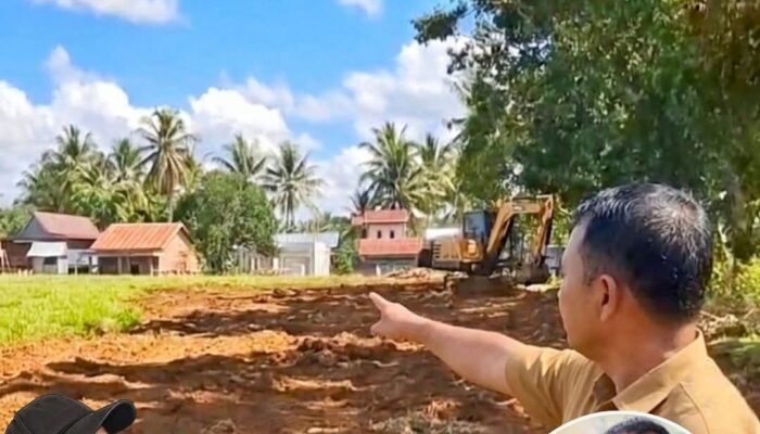 Tingkatkan Minat Olahraga Warga, Pemdes Selli Benahi Lapangan Desa