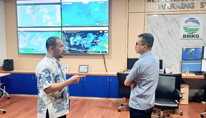 Diskominfo SP Sulsel dan BMKG Wilayah IV Perkuat Sinergi Penyebaran Informasi Cuaca