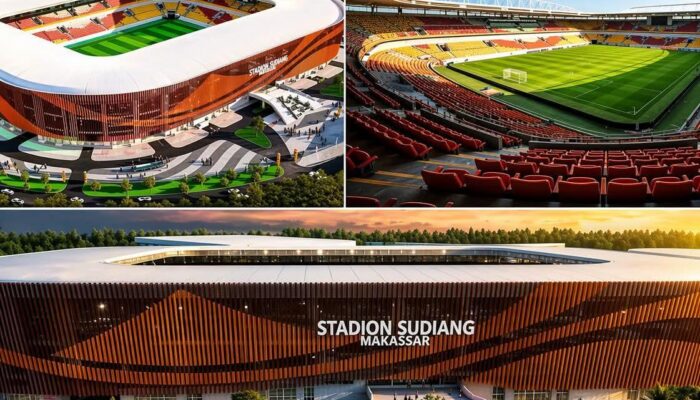 Stadion Sudiang Rp674 Miliar Digenjot, Sulsel Bidik Tuan Rumah Event Nasional