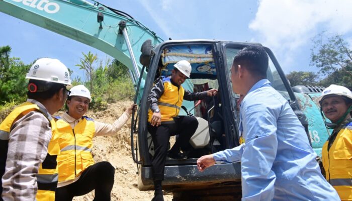 Gubernur Sulsel Groundbreaking Jalur Pegunungan Luwu Utara, Akses Menuju Seko Dipercepat