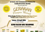 Dinas Ketahanan Pangan Bone Gelar Gerakan Pangan Murah, Kadis Andi Zainal Wahyudi Ajak Warga Manfaatkan