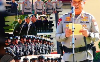 Kapolda Sulsel Lepas 34 Personel Brimob Sulsel Operasi Amole, Siap Emban Misi Negara di Papua Tengah