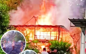 Innalillah… Dilalap Si Jago Merah, Rumah Panggung Rata dengan Tanah di Desa Lilina Ajangale