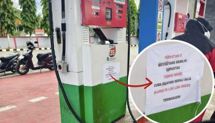 Pesan SPBU ke Pengendara Tangki Besar: Cuma Dilayani Sekali, Ajana Tallisulisu