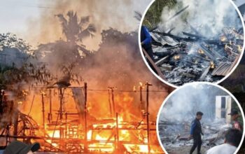Innalillah… Kebakaran Rumah di Walimpong Bone, Kerugian Ditaksir Rp200 Juta
