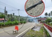 Tersenggol Truk, Kabel Listrik Melintang di Jalan Nasional Koppe-Taccipi